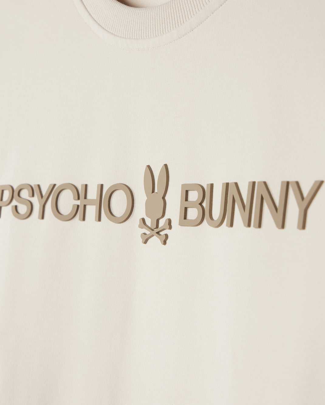 Sweats Psycho Bunny Maywood Crew Sweatshirt Beige Homme | IJE-62783622